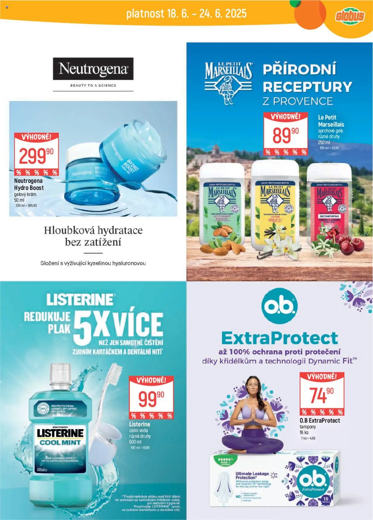 Globus leták od 18.06.2025 | Strana: 35 | Produkty: Ústní voda, Voda, Globus, Krém