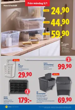 Lidl - erbjudanden - Förhandsvisning av reklamblad från butik Lidl aktuell från 05.01.2026 | Sida: 18 | Produkter: Låda
