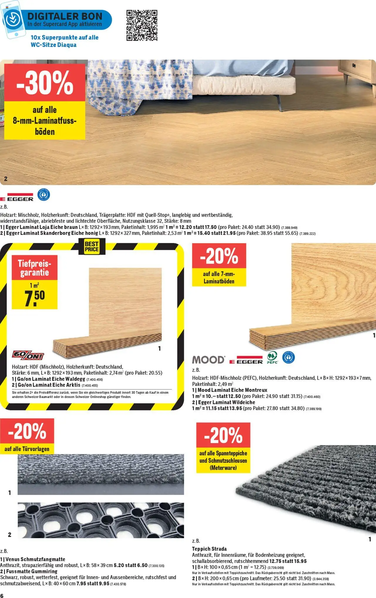 Jumbo Aktionen – gültig ab 25.09.2025 | Seite: 6 | Produkte: Schmutzfangmatte, Teppich, Fußmatte