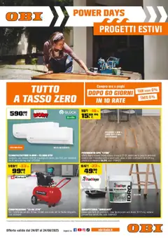 Anteprima del volantino Volantino OBI	 valido a partire dal 24.07.2025