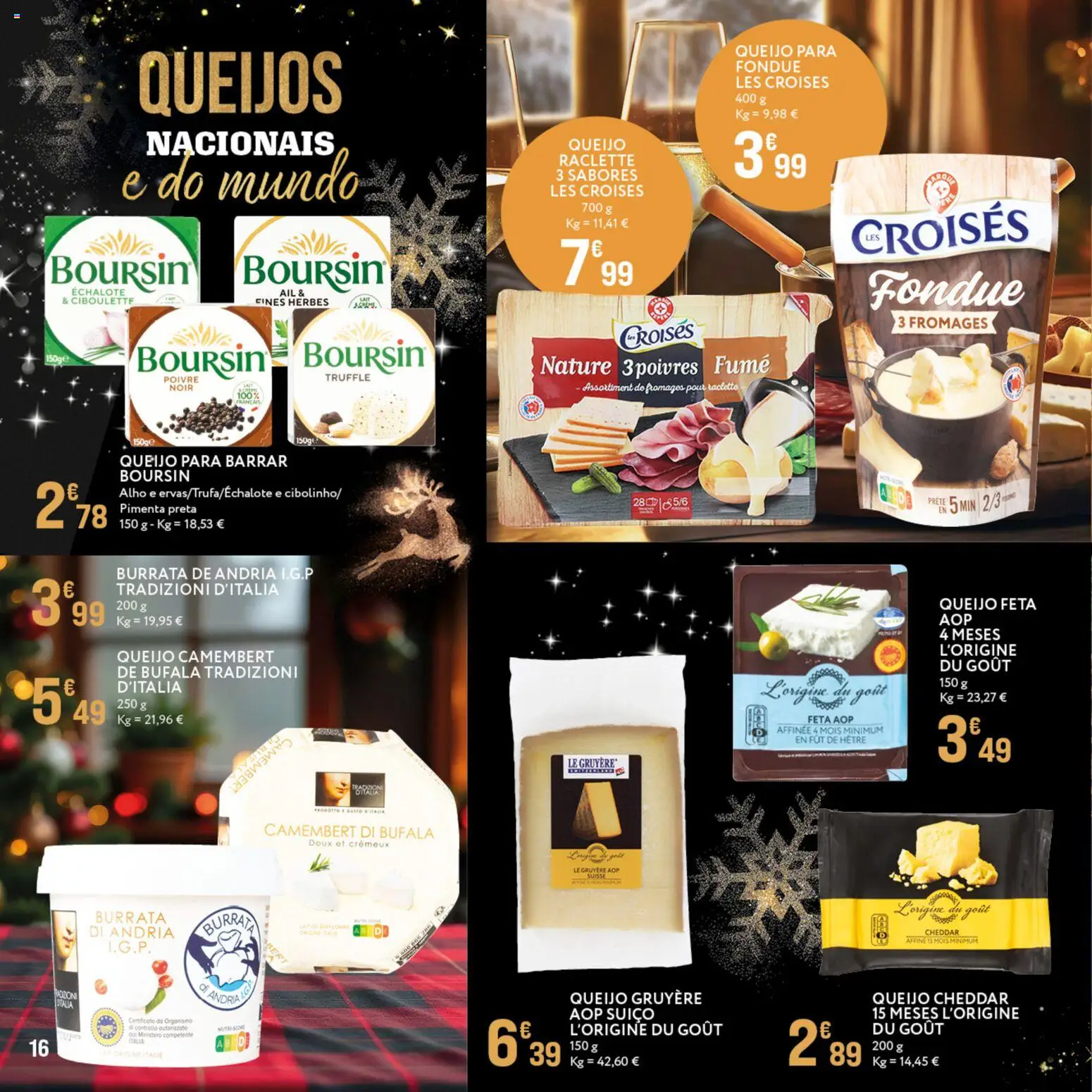 E.Leclerc - Folheto Gourmet Caldas da Rainha │ válido de 16.12.2025 | Página: 16 | Produtos: Pimenta, Queijo, Cheddar, Queijo feta