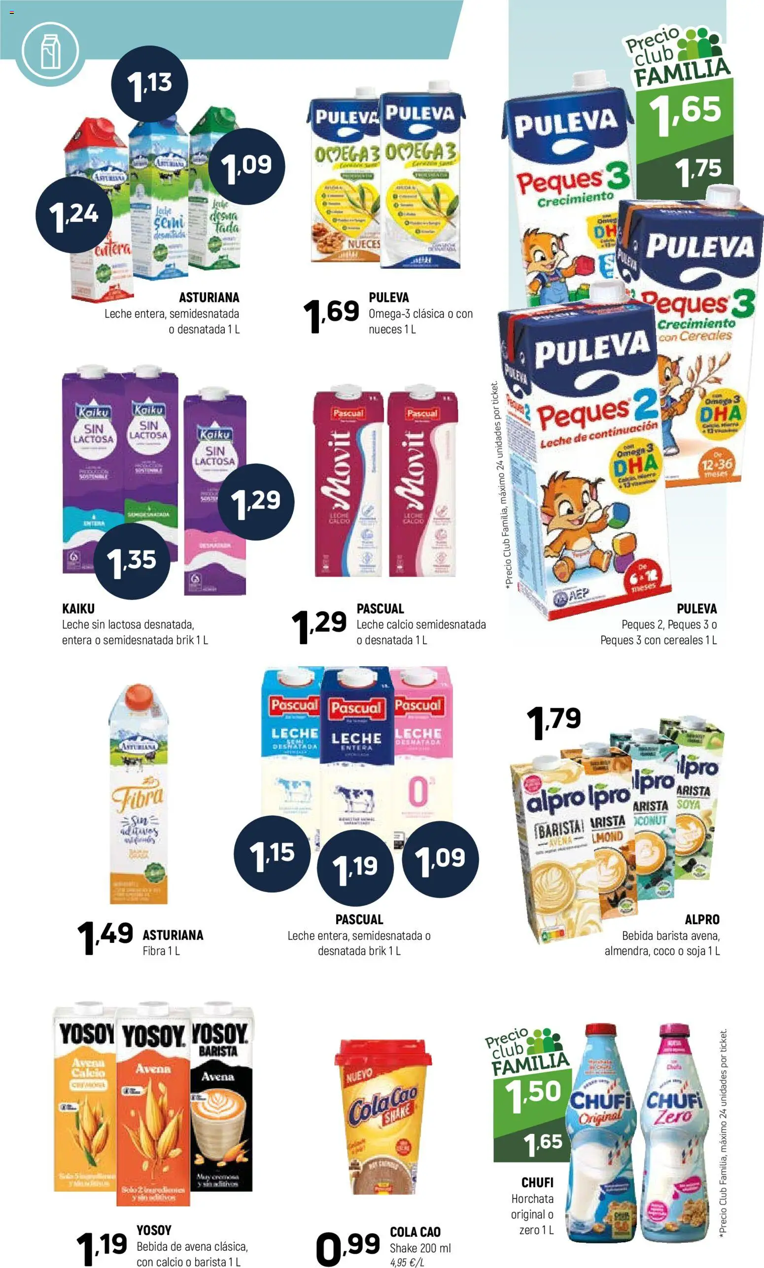 Coviran - Figueres │ válido desde el 21.04.2026 | Página: 10 | Productos: Leche sin lactosa, Δοχείο φοντί, Leche, Bebida de avena