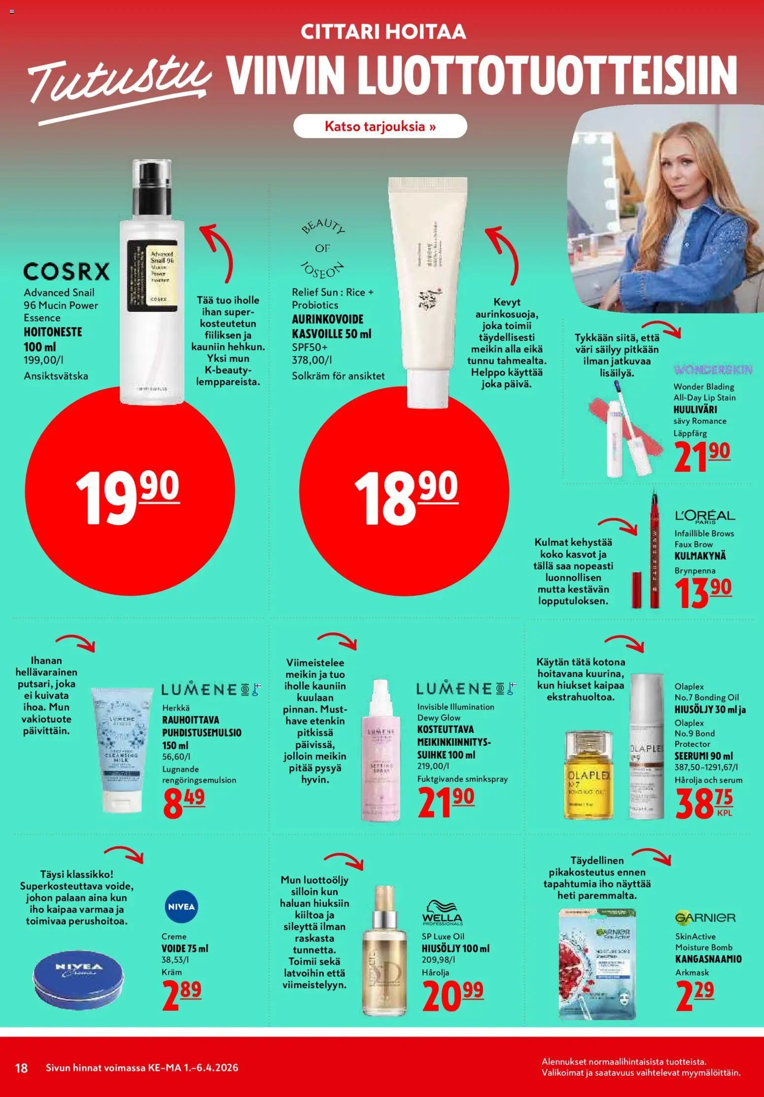 K-Citymarket tarjoukset – voimassa 01.04.2026 alkaen | Sivu: 18
