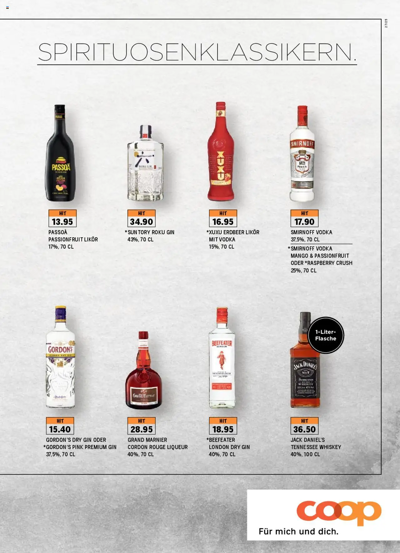 Coop Magazin ab 03.07.2025 | Seite: 35 | Produkte: Likör, Rouge, Gin, Mango
