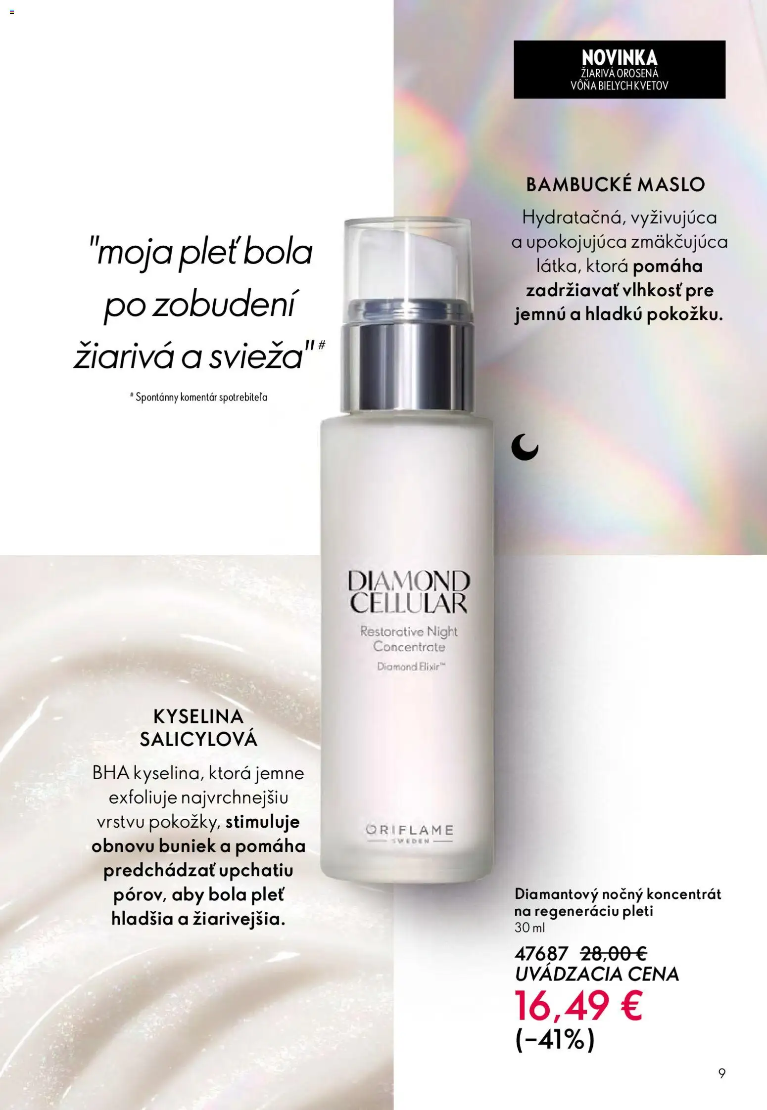 Nové Oriflame akcie – leták je platný od 06.05.2026 | Strana: 9 | Produkty: Maslo