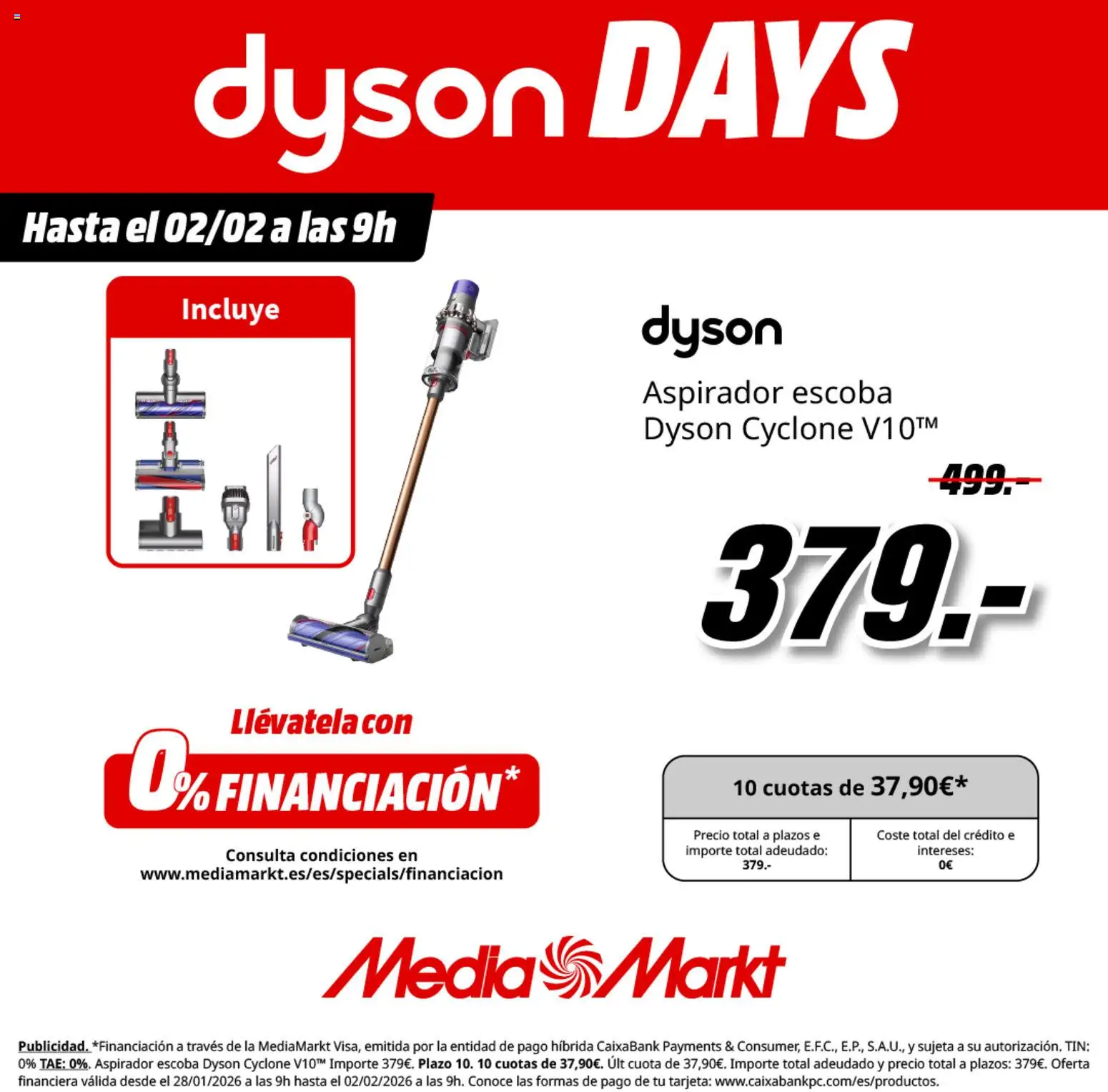 Media Markt folleto │ válido desde el 28.01.2026 | Página: 3 | Productos: Escoba, Aspirador