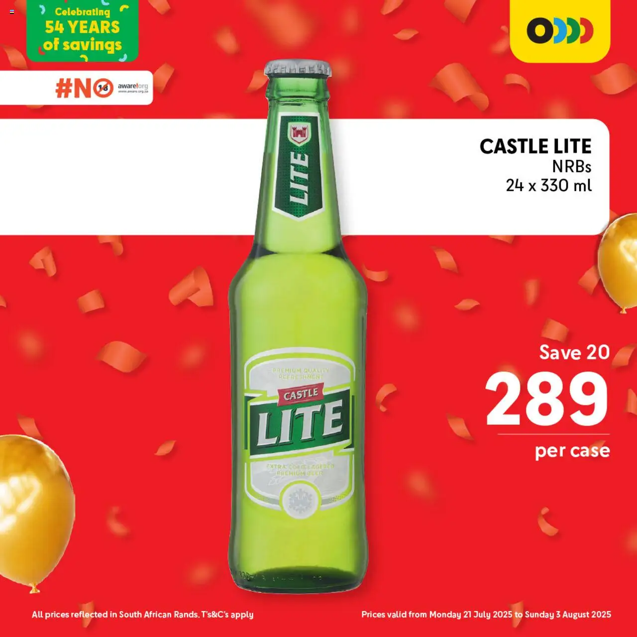 Makro Birthday Price-Drop Liquor │ valid from 21.07.2025 | Page: 7 | Products: Case, Beer