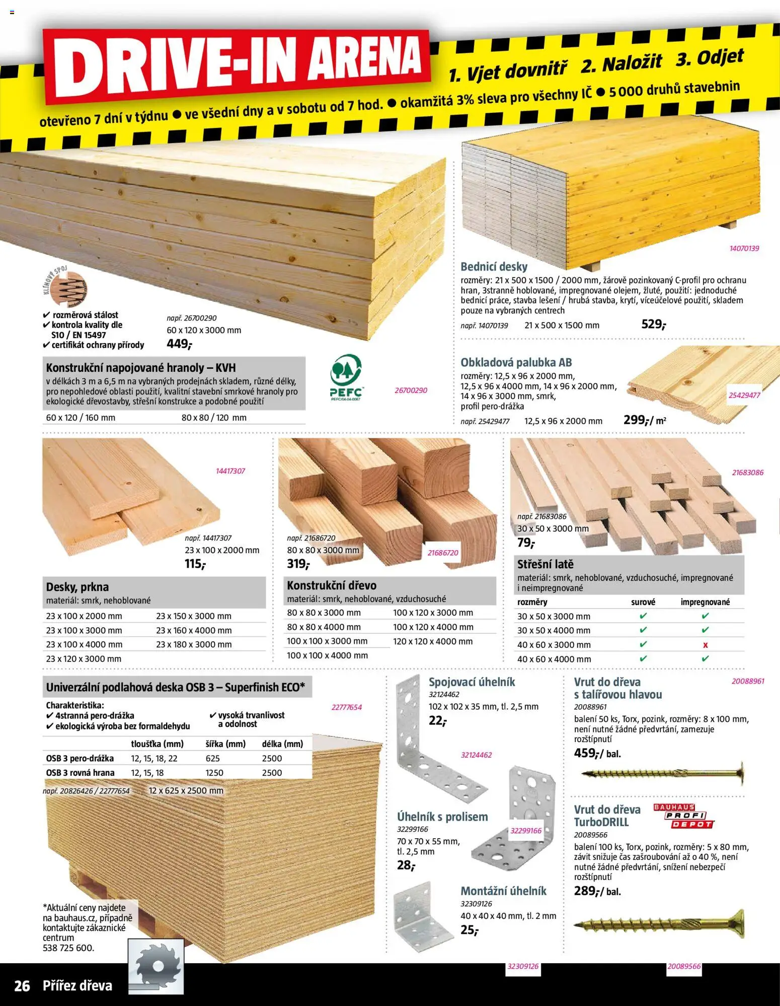 Bauhaus leták od 06.03.2026 | Strana: 26 | Produkty: Desky