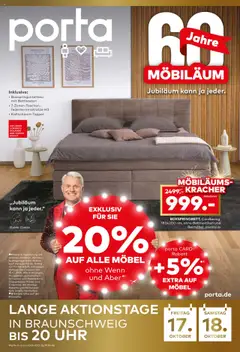 Porta! Prospekt Möbiläum  ab 05.10.2025 gültig