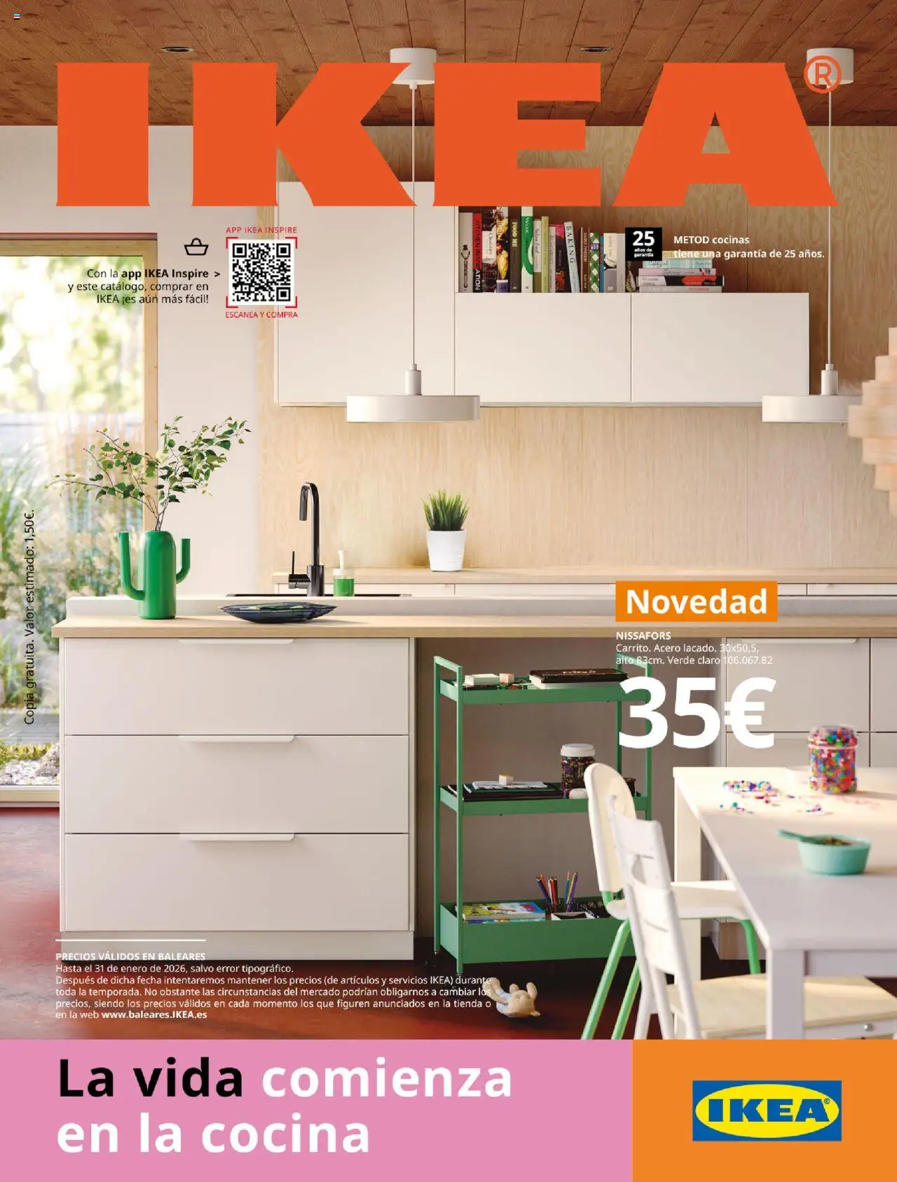 Catálogo IKEA La vida comienza en la cocina │ válido desde el 18.09.2025 | Página: 1 | Productos: Cocina