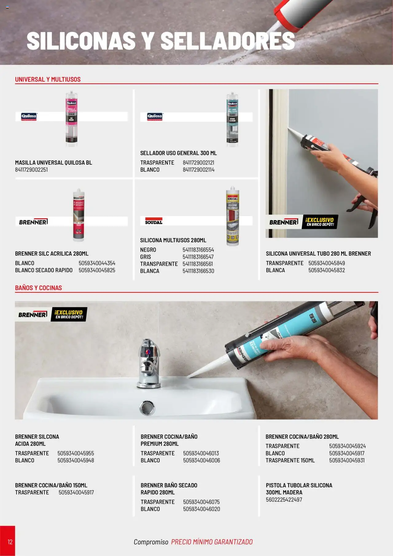 Brico Depôt Catálogo Construcción │ válido desde el 01.04.2025 | Página: 12 | Productos: General, Baño