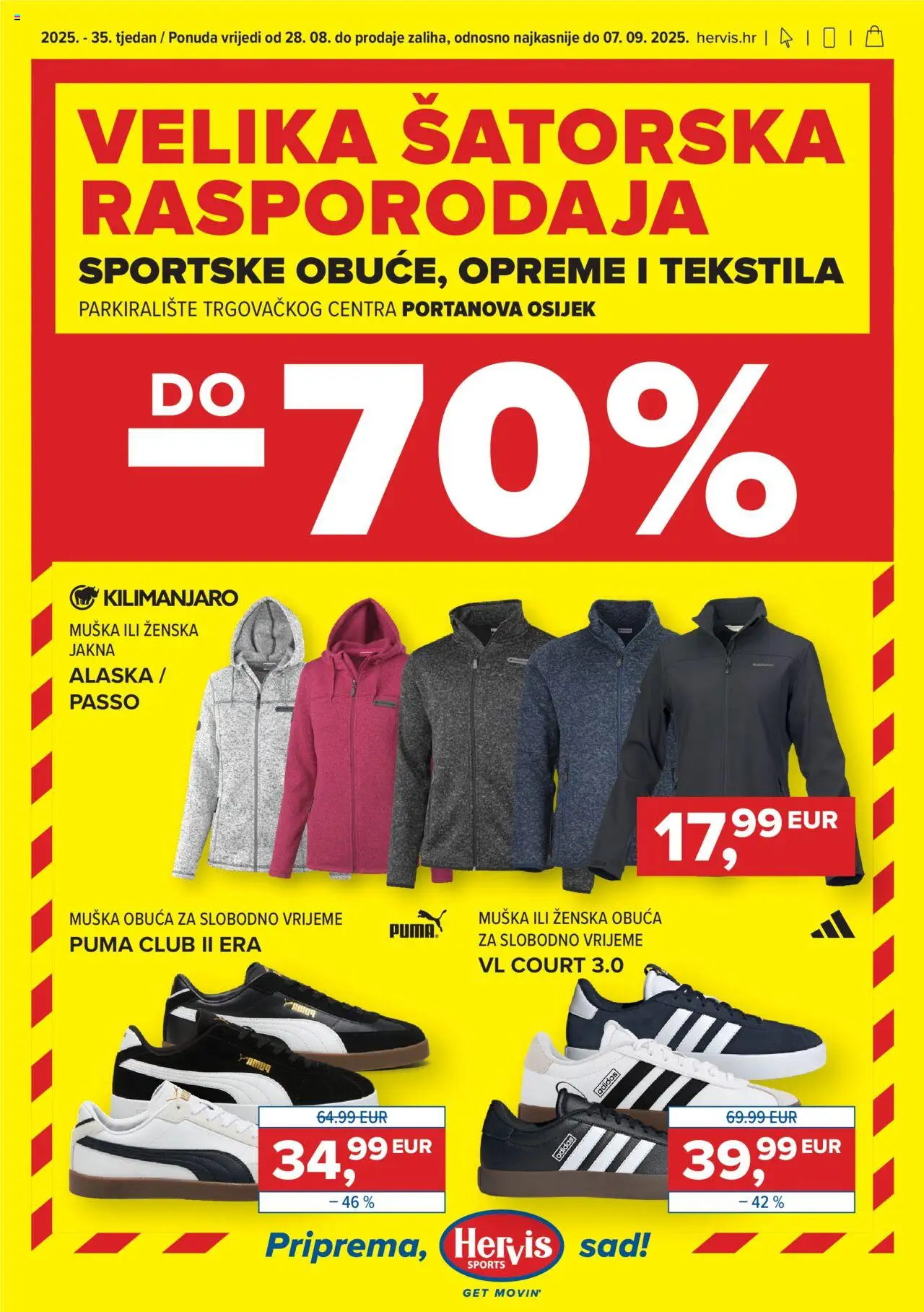 Hervis katalog | vrijedi od 28.08.2025 | Stranica: 1 | Proizvodi: Jakna