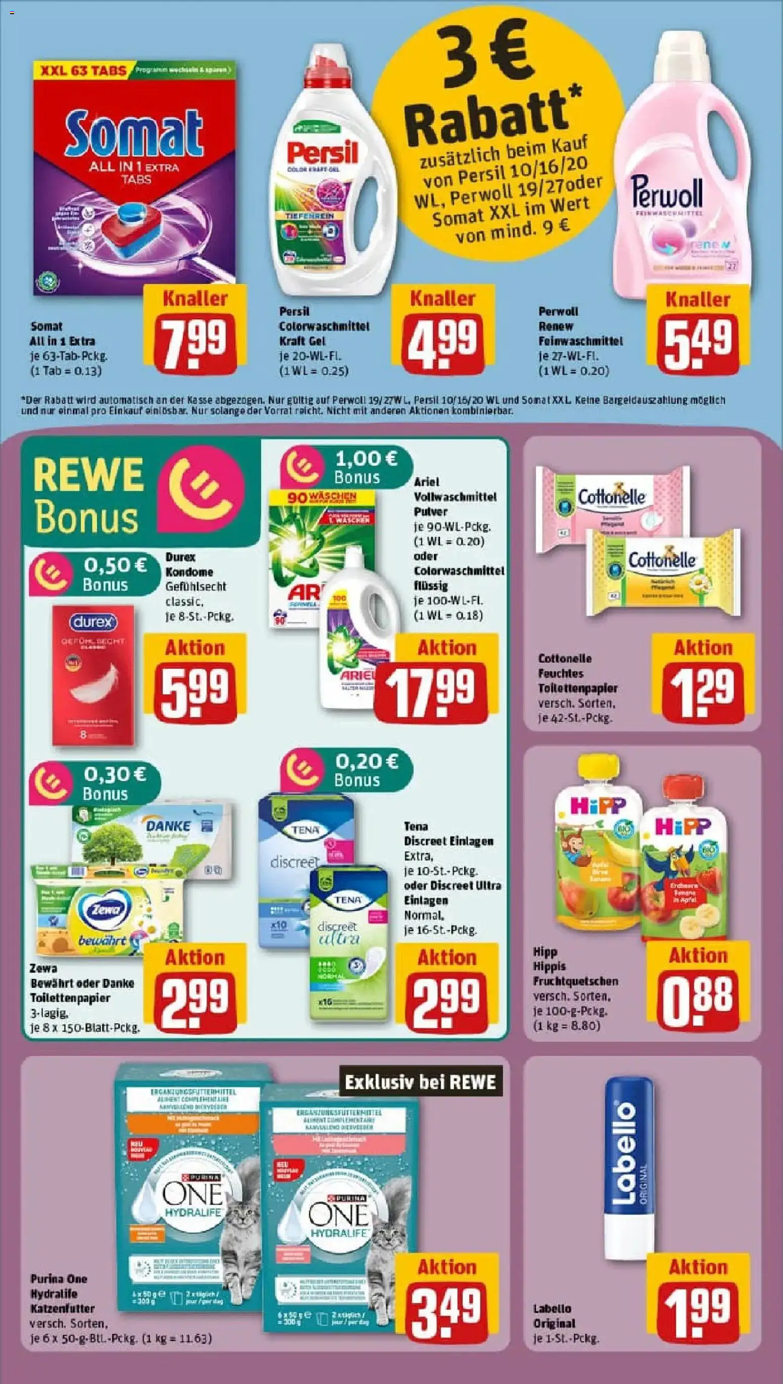 Rewe prospekt Waldkappel	 – gültig ab 10.11.2025 | Seite: 26 | Produkte: Perwoll, Zewa, Toilettenpapier, Feuchtes Toilettenpapier