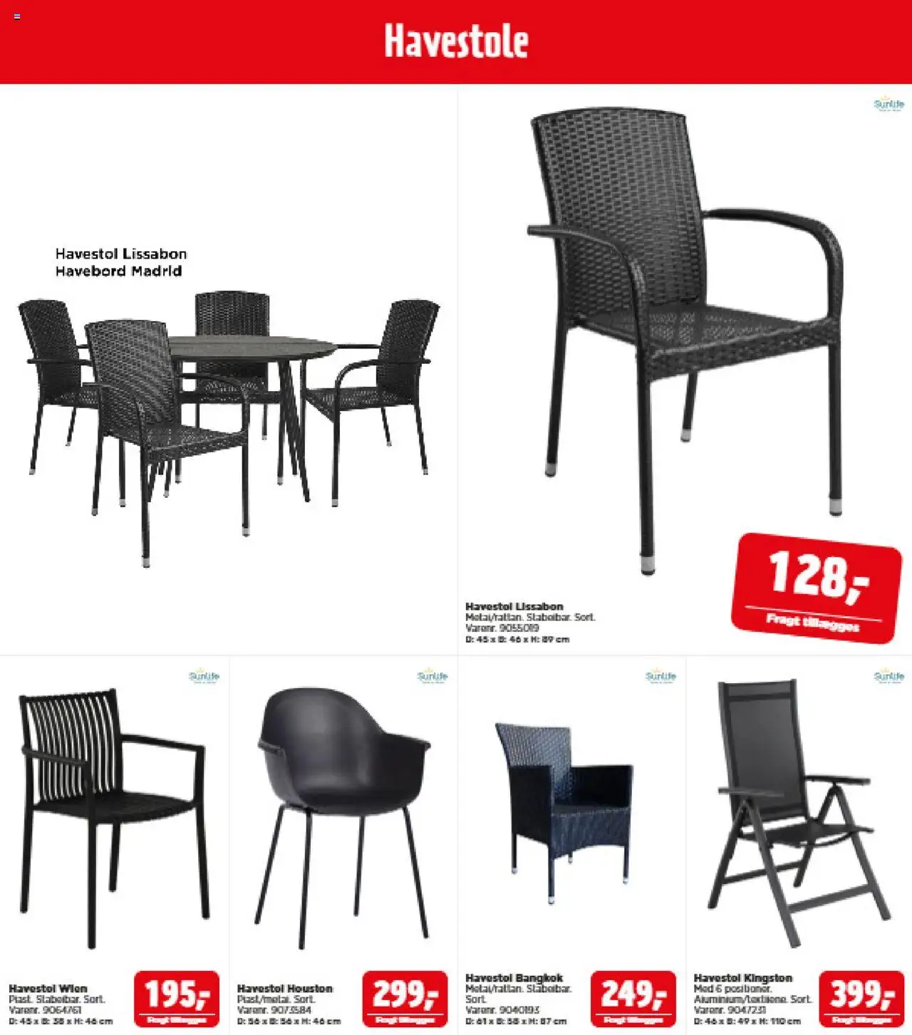Jem & fix Tilbudsavis gyldig fra 13.03.2025 | Side: 7 | Produkter: Havestole
