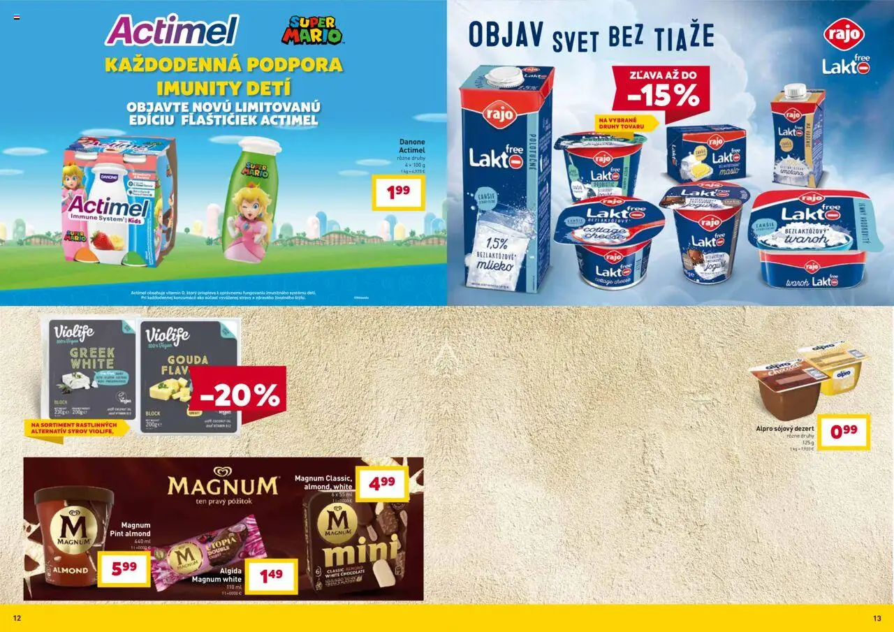 Nové Billa akcie – leták je platný od 01.10.2025 | Strana: 7 | Produkty: Jogurt, Gouda, Actimel, Raid