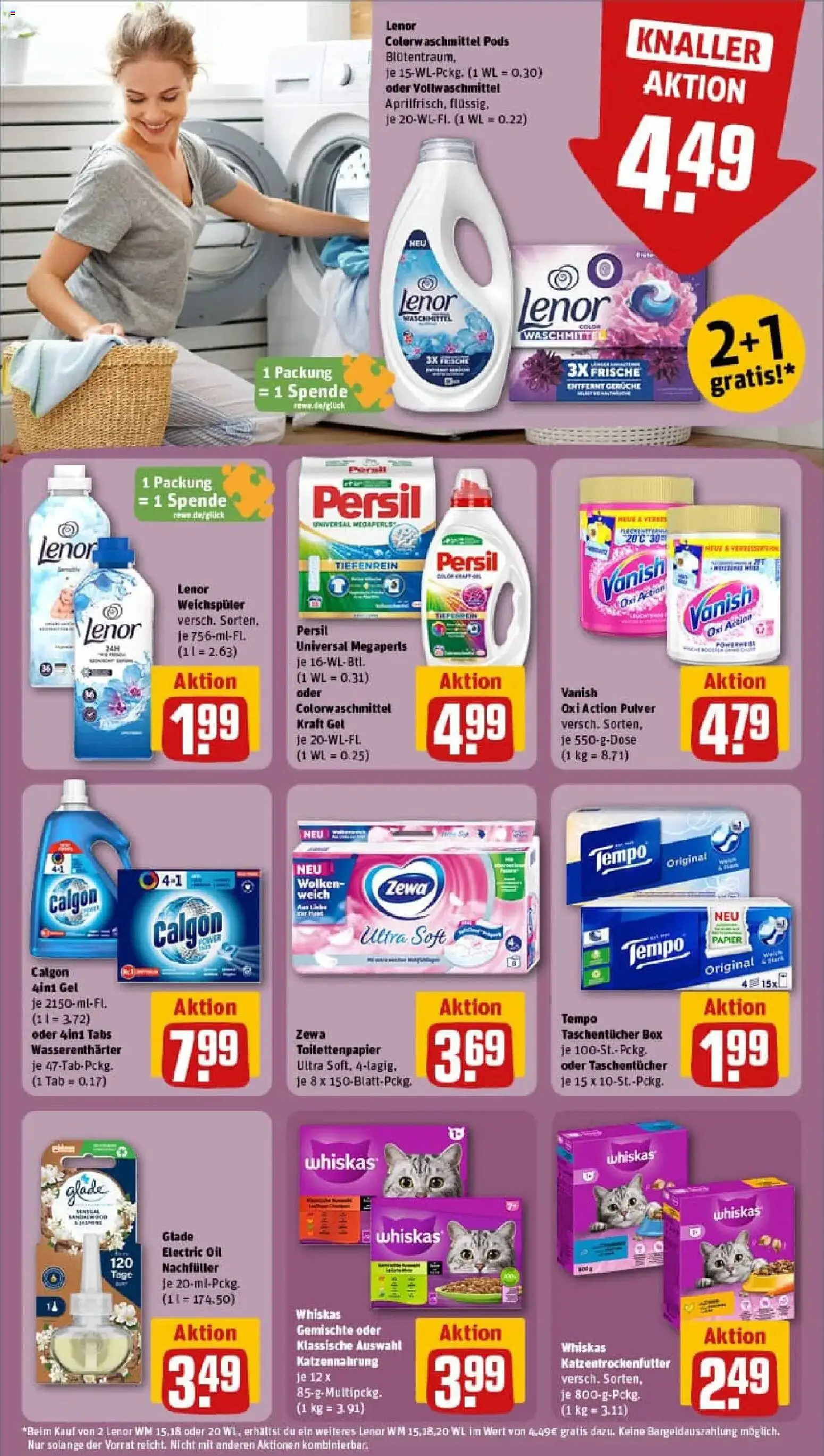 Rewe prospekt Bremen	 – gültig ab 29.12.2025 | Seite: 25 | Produkte: Lenor, Box, Zewa, Weichspüler