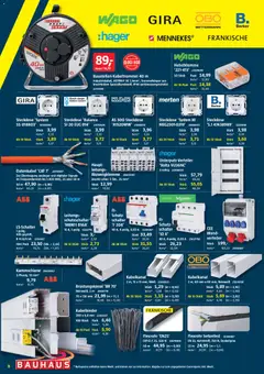 Bauhaus Prospekt 	 ab 11.04.2026 gültig | Seite: 8 | Produkte: Steckdose