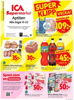 ICA Supermarket - erbjudanden - Förhandsvisning av reklamblad från butik ICA Supermarket aktuell från 08.09.2025