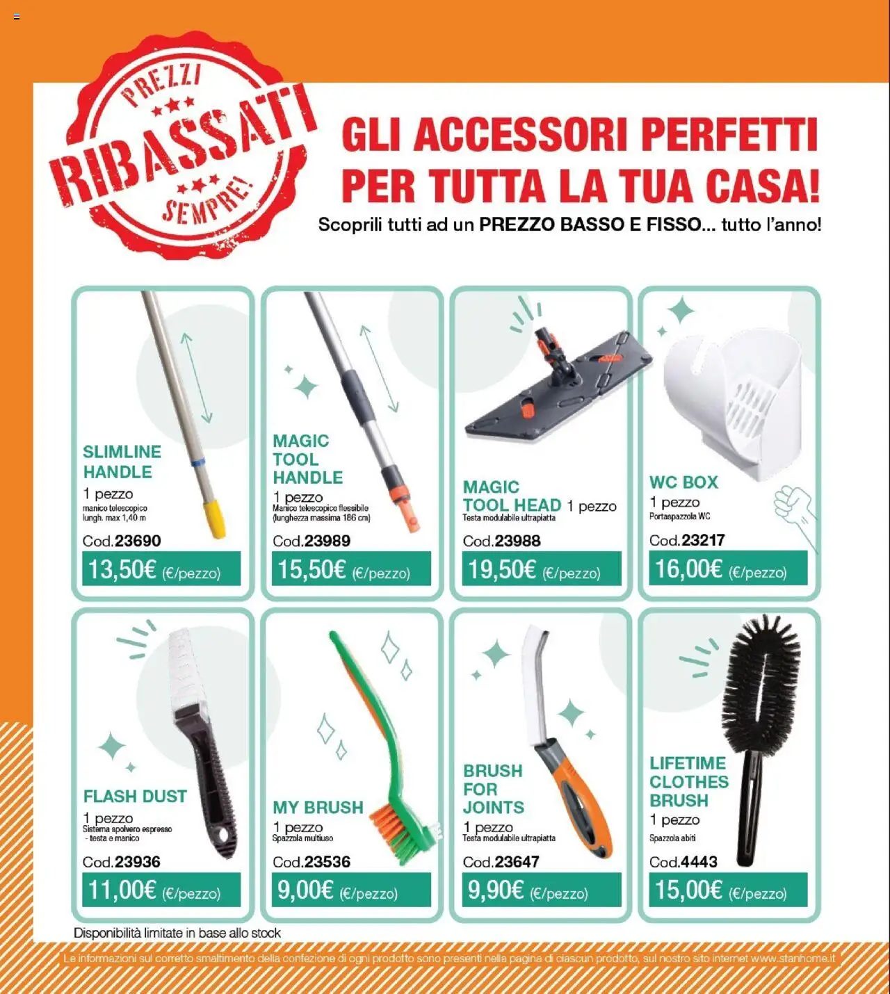 Volantino Stanhome del 09.09.2025 | Pagina: 31 | Prodotti: Spazzola, Abiti, WC