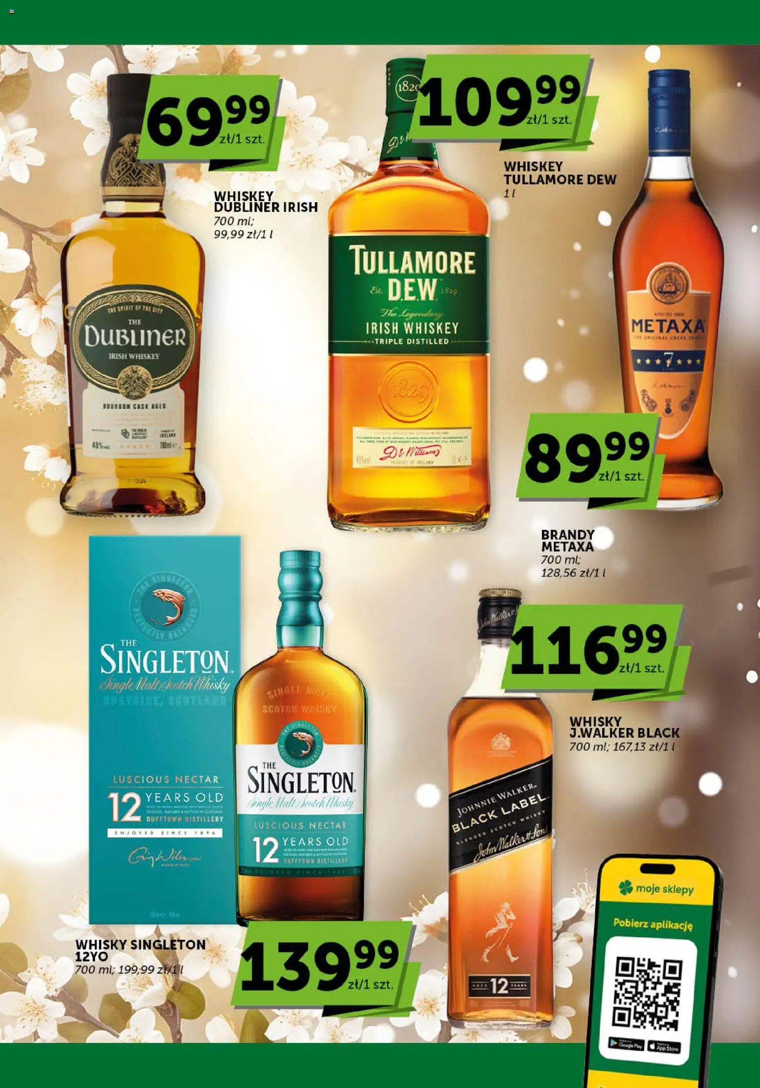 ABC gazetka - Katalog alkoholowy od 05.03.2026 | Strona: 9 | Produkty: Metaxa, Black Label, Whisky Singleton, Whisky