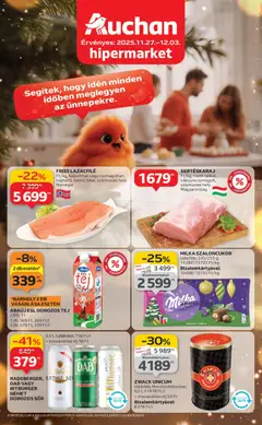 Auchan Akciós újság - amely érvényes a következő dátumtól: 27.11.2025