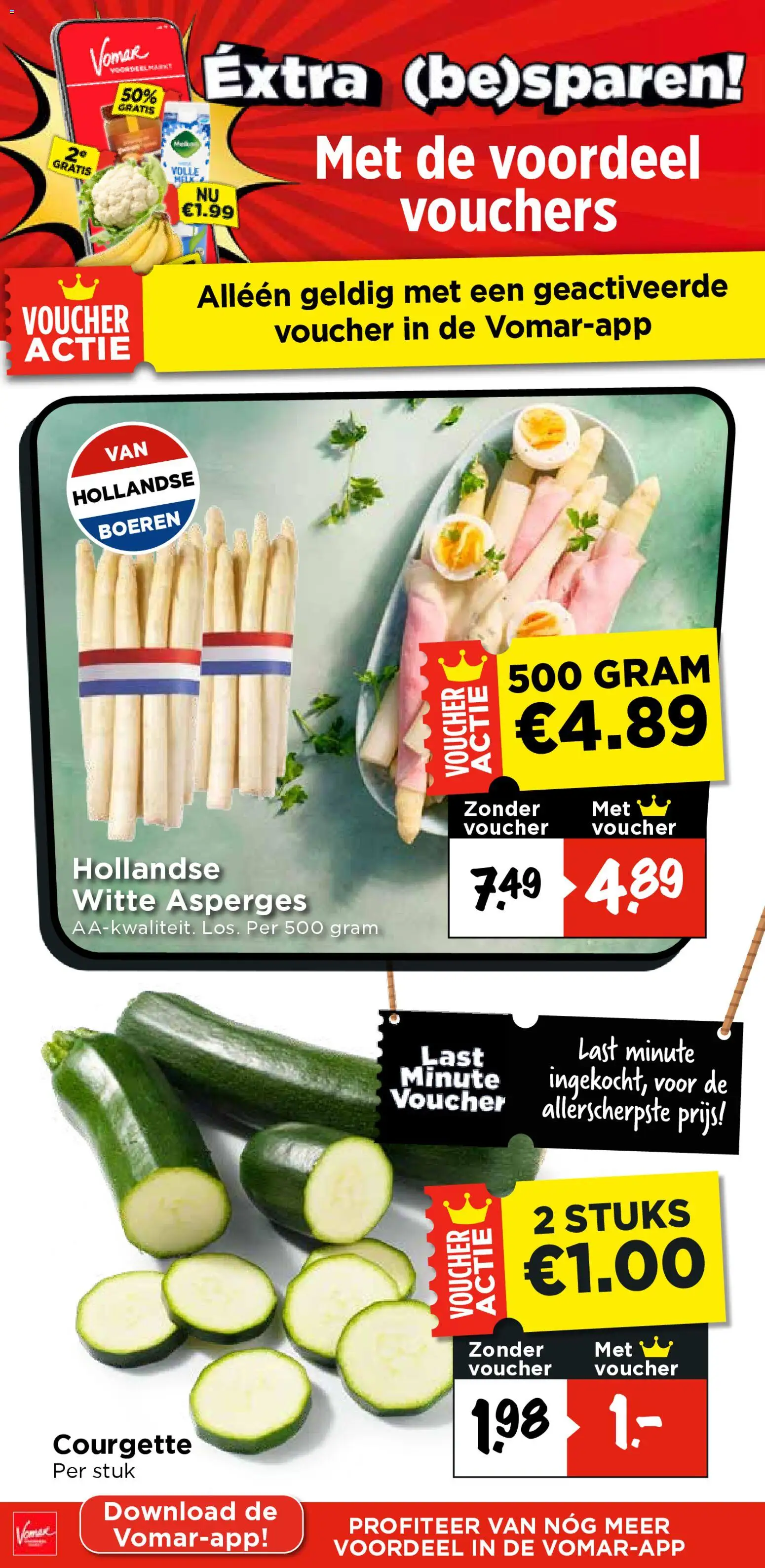 {H1} | Pagina: 7 | Producten: Asperges, Courgette