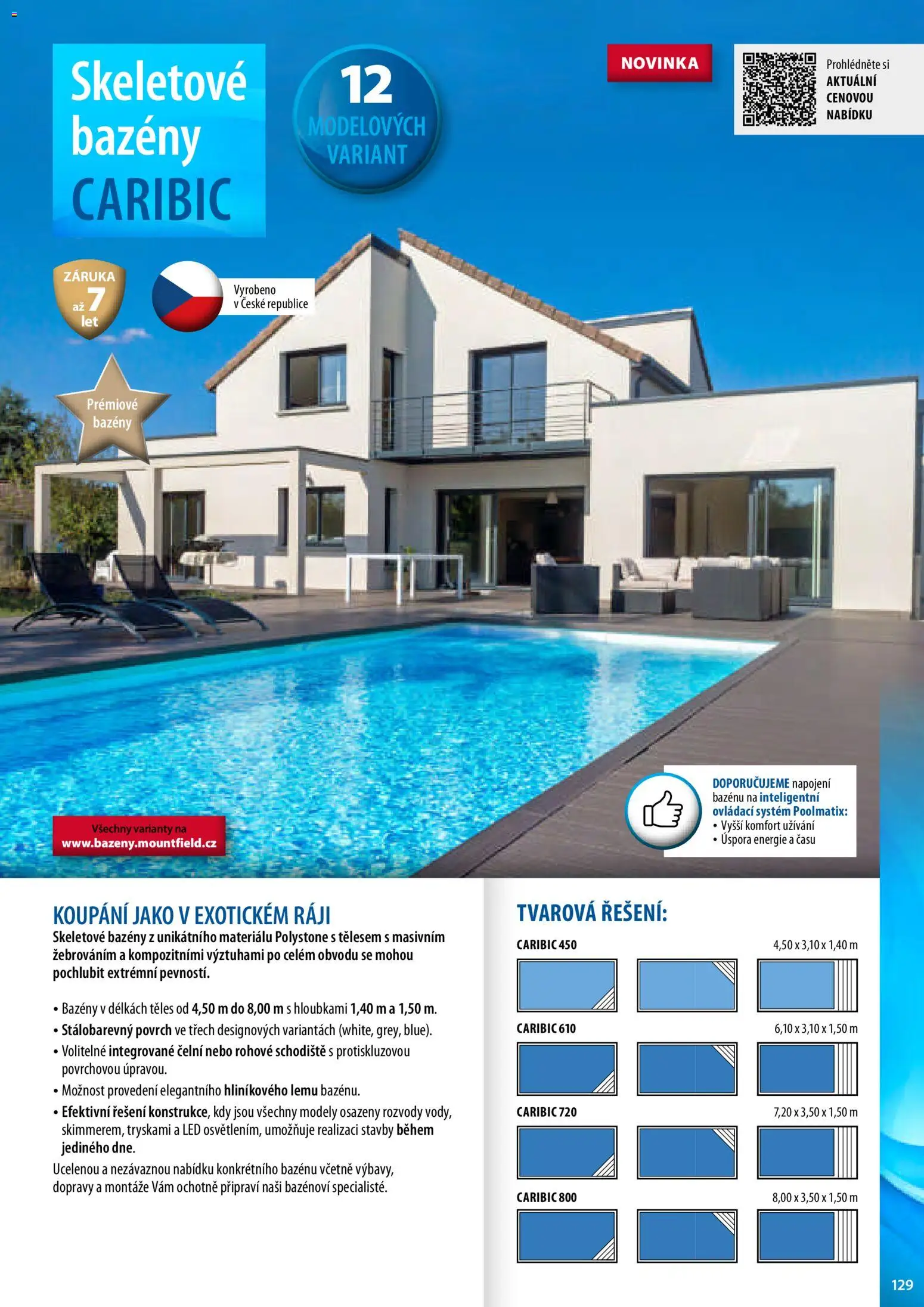 Mountfield katalog od 02.04.2026 | Strana: 129 | Produkty: Bazény, Modely, LED