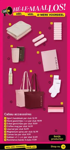 Etos - Folder - Voorbeeld van een folder van Etos, geldig van 30.12.2025 | Pagina: 61 | Producten: Sokken, Tas, Canvas, Handdoek
