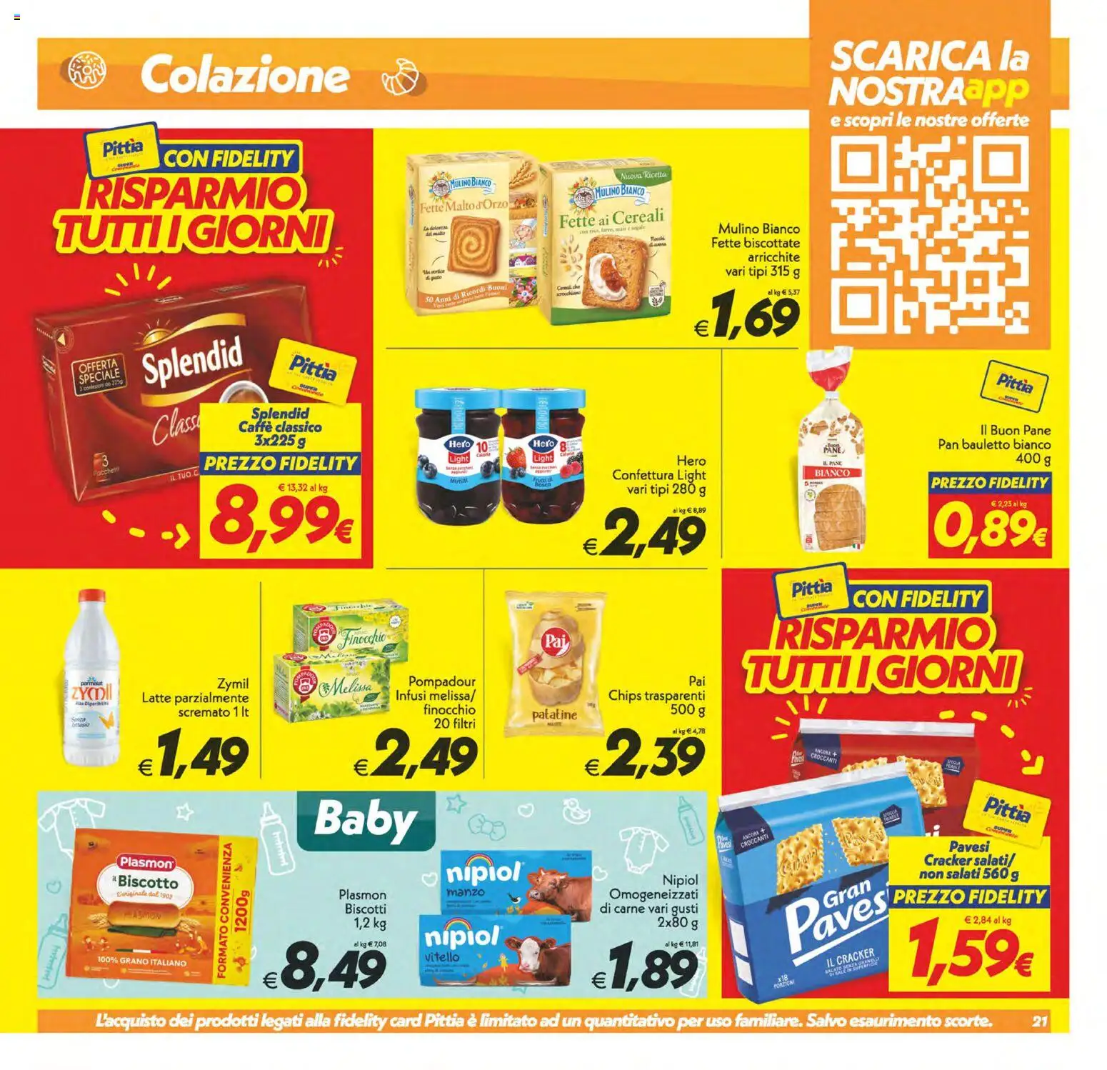 Volantino SuperConveniente del 14.11.2025 | Pagina: 21 | Prodotti: Caffè, Manzo, Cereali, Patatine