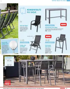 Bauhaus katalog akcije – veljaven od 22.04.2026 | Stran: 21 | Izdelki: Vrtni stol, Miza, Stol, Svetilka