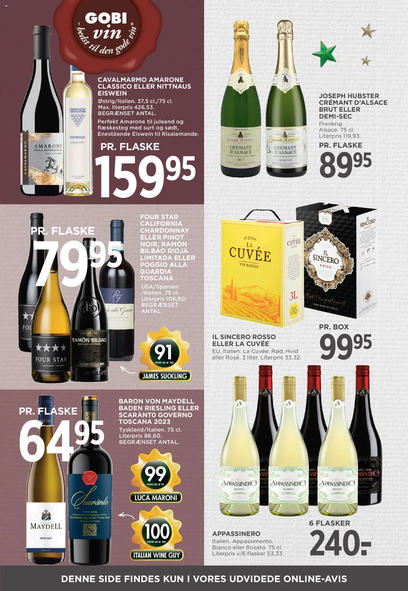 Meny tilbudsavis – gyldig fra 28.11.2025 | Side: 39 | Produkter: Vin, Flæskesteg