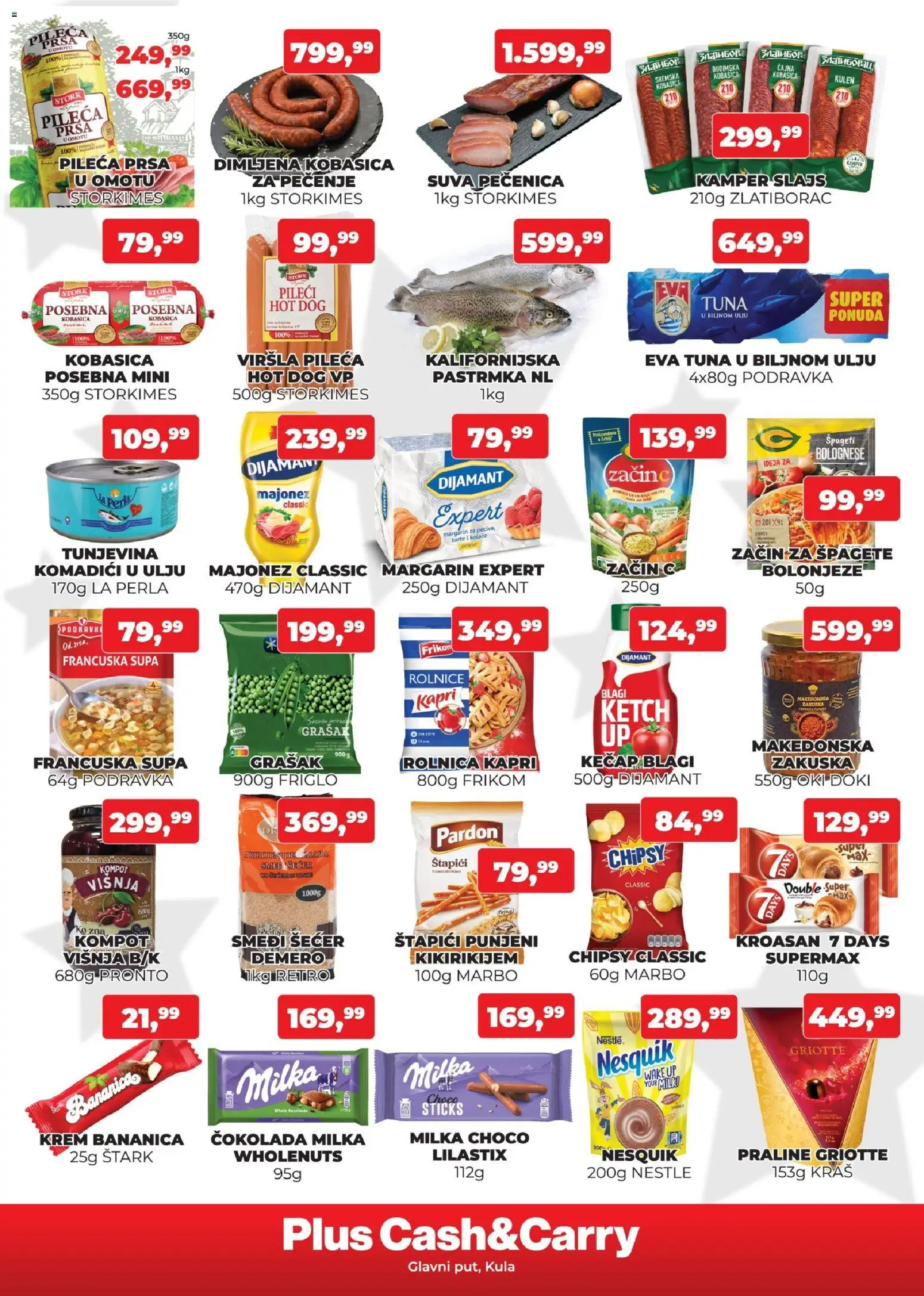 Plus Cash & Carry katalog - važi od 16.01.2026 | Strana: 2 | Proizvode: Pileća prsa, Grašak, Podravka, Nesquik