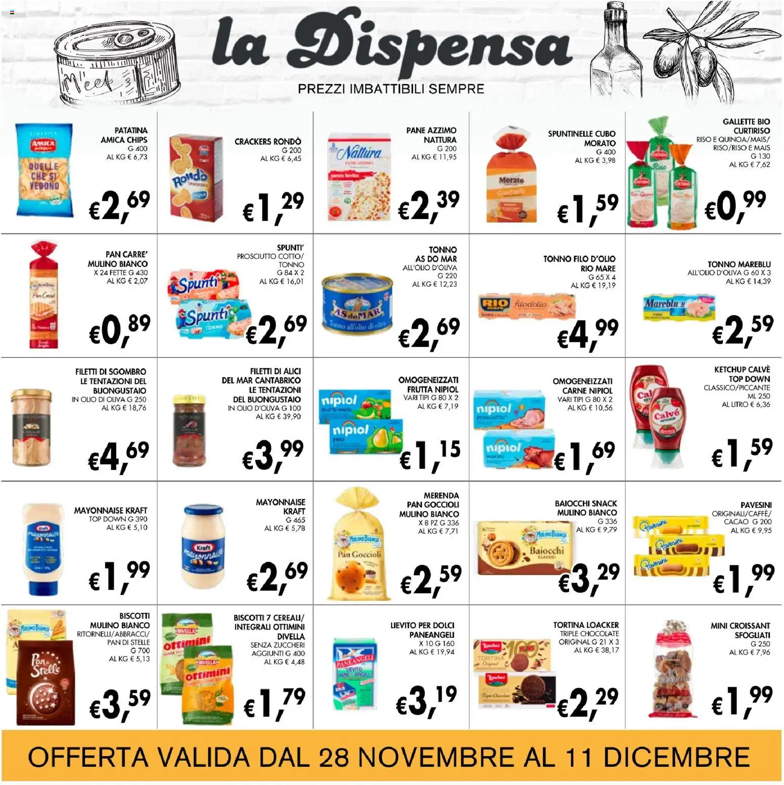 Volantino Coal del 28.11.2025 | Pagina: 15 | Prodotti: Riso, Biscotti, Top, Prosciutto