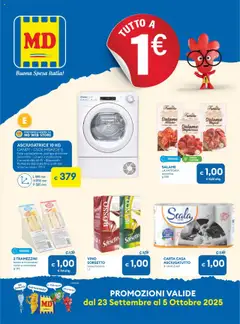 Anteprima del volantino MD Discount Macerata catalogo valido a partire dal 23.09.2025