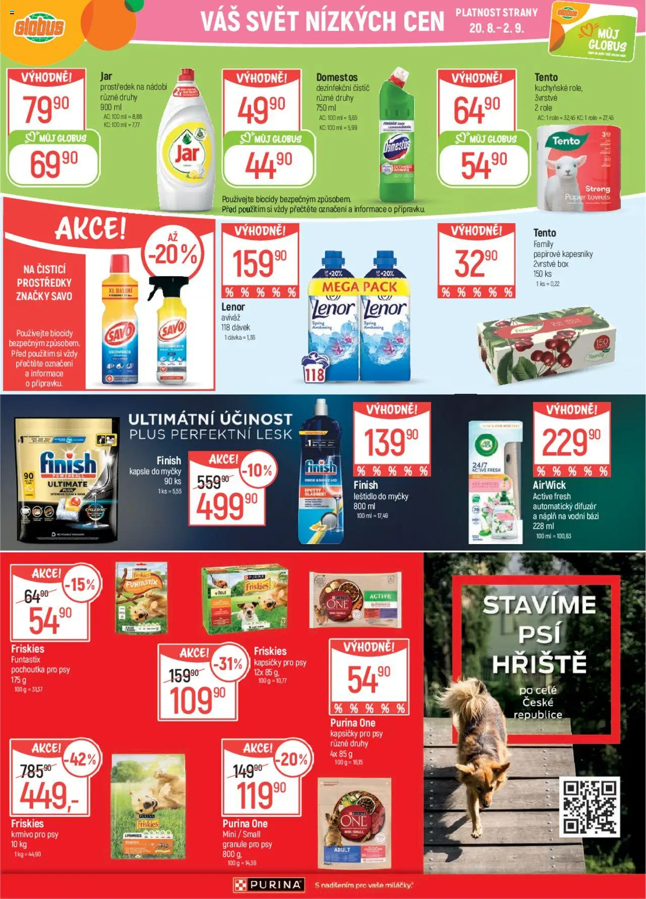 Globus leták od 20.08.2025 | Strana: 30 | Produkty: Difuzér, Kapsle, Purina one, Pochoutka pro psy
