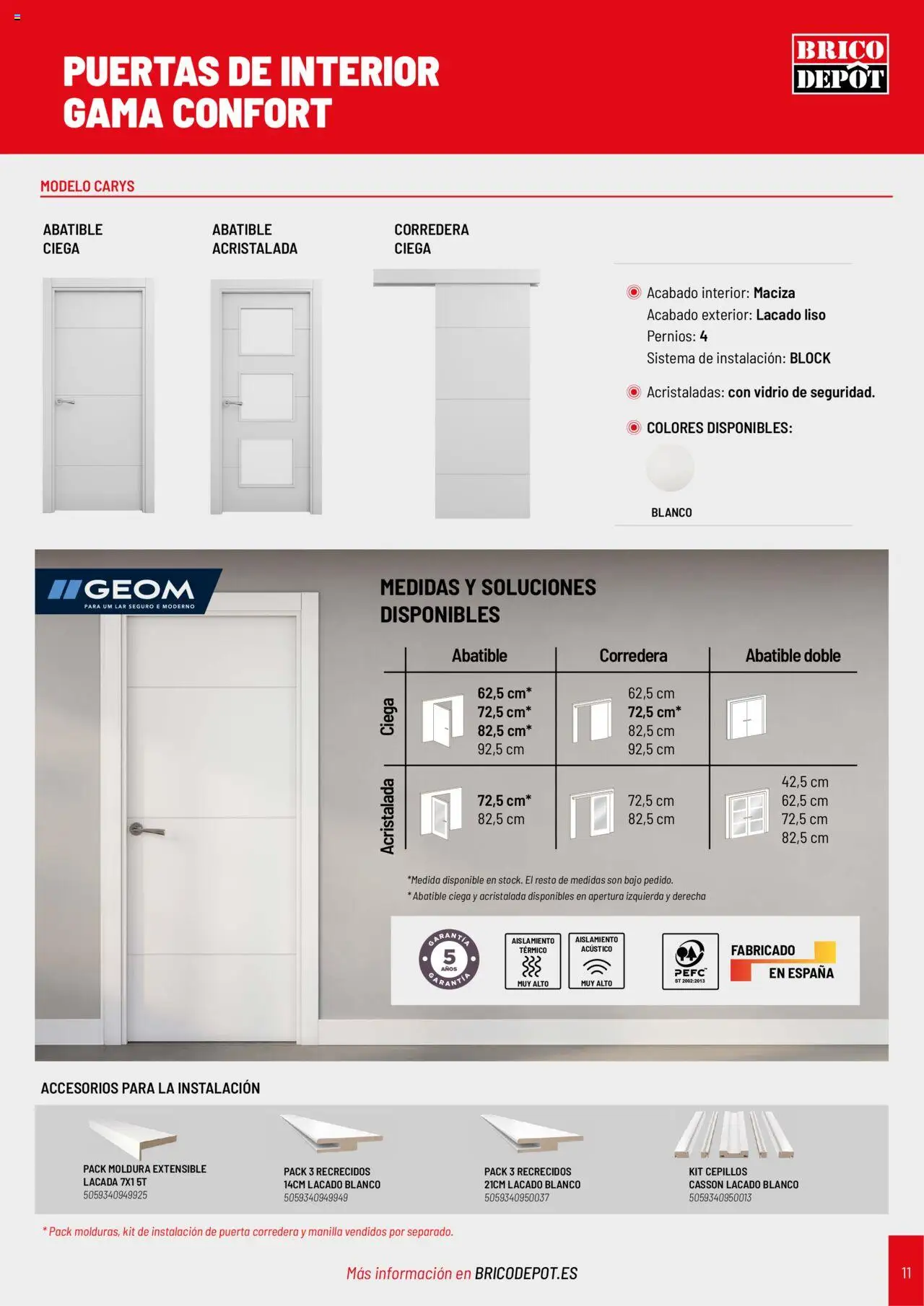 Brico Depôt Puertas y ventanas │ válido desde el 23.07.2025 | Página: 11