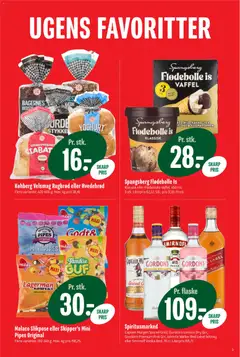 Min Købmand - Tilbudsavis uge 18 gyldig fra 24.04.2026 | Side: 3 | Produkter: Yoghurt, Whisky, Is, Rugbrød