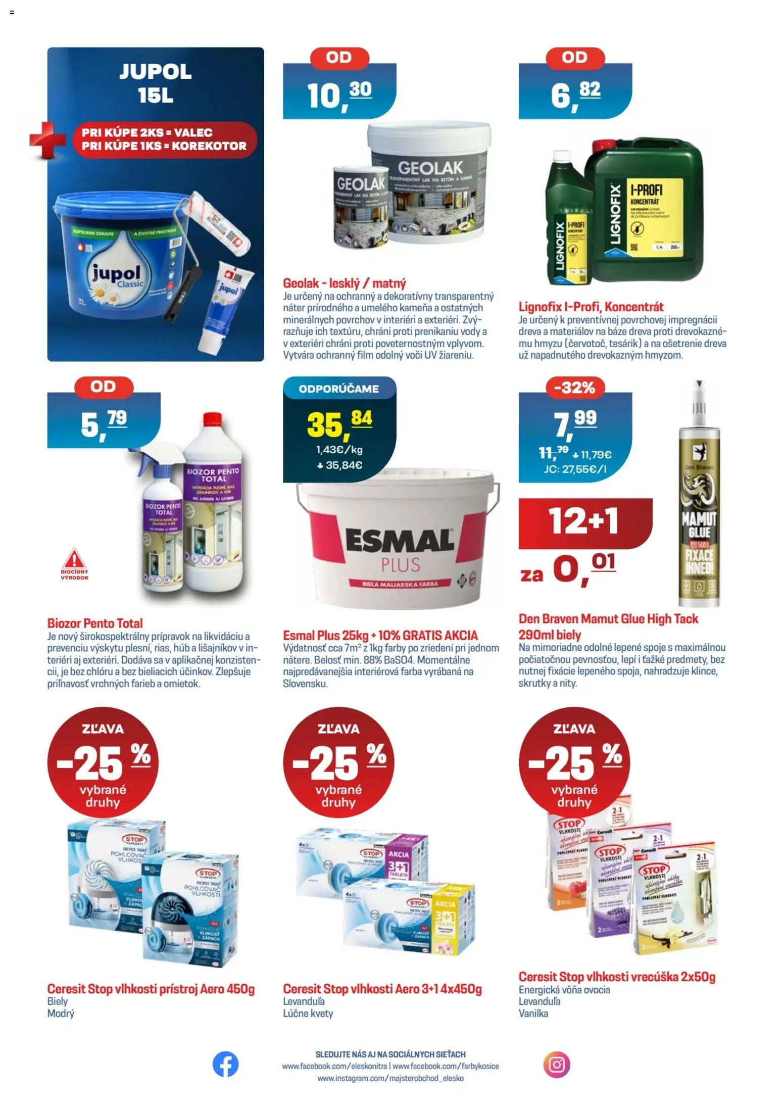 Nové L&Š akcie – leták je platný od 01.11.2025 | Strana: 8 | Produkty: Pohlcovač vlhkosti, Kvety, Ceresit