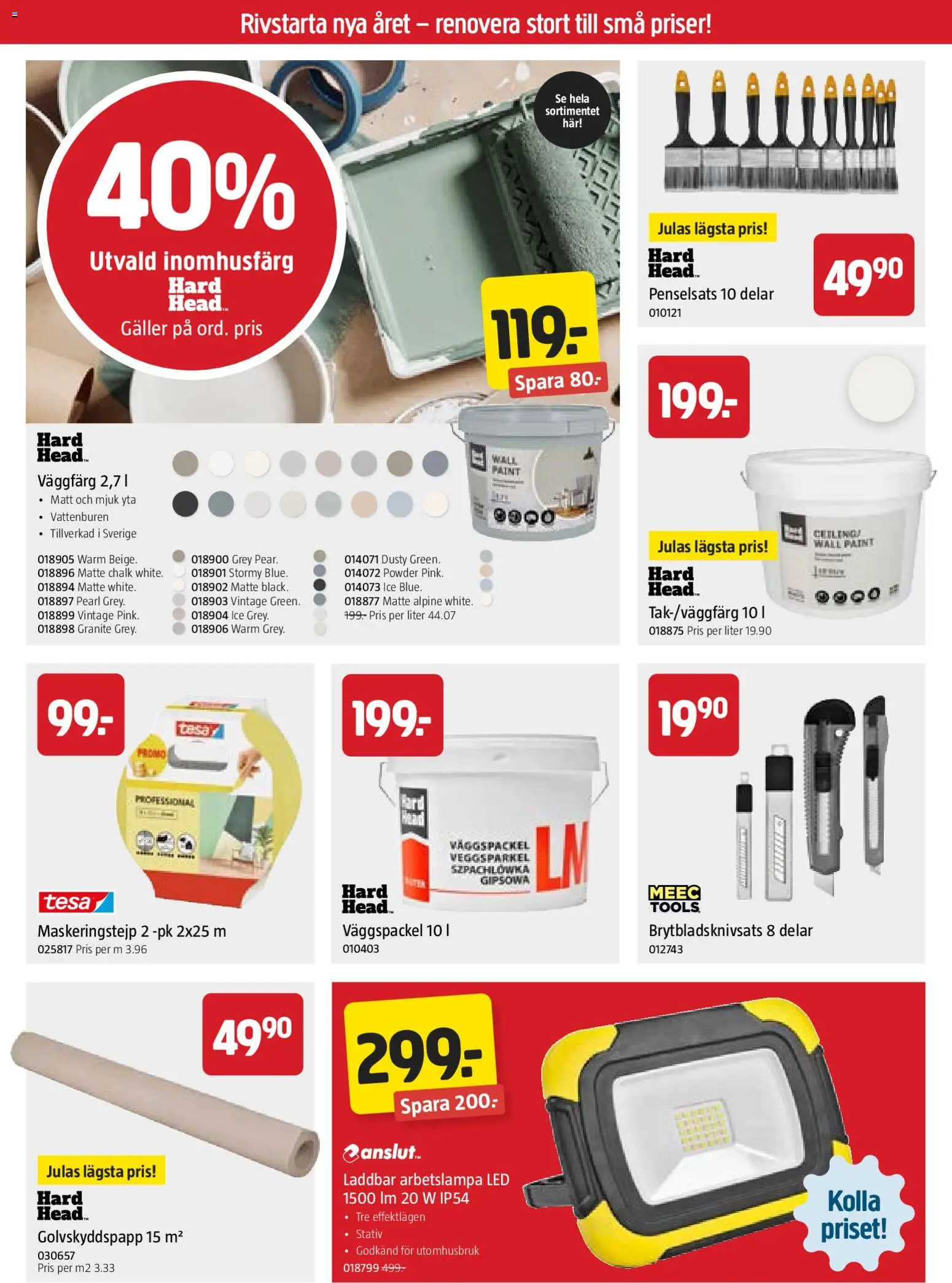 Jula reklamblad aktuell från 15.01.2026 | Sida: 2 | Produkter: Galler, Maskeringstejp