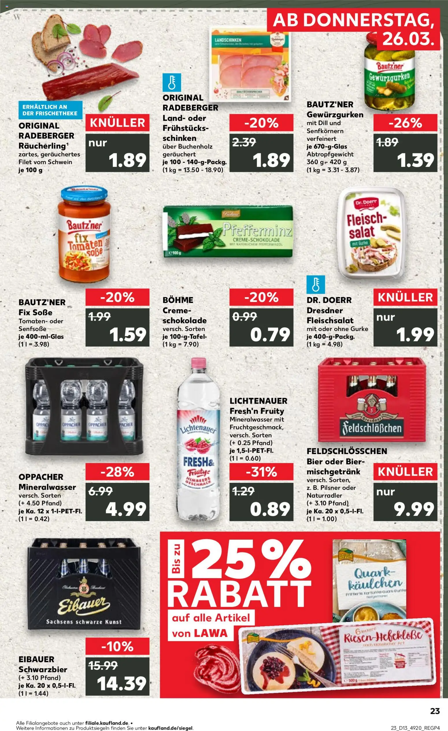 Kaufland Prospekt 	 | 26.03.2026 | Wie erhält man einen begrenzten Rabatt? | Deutschland