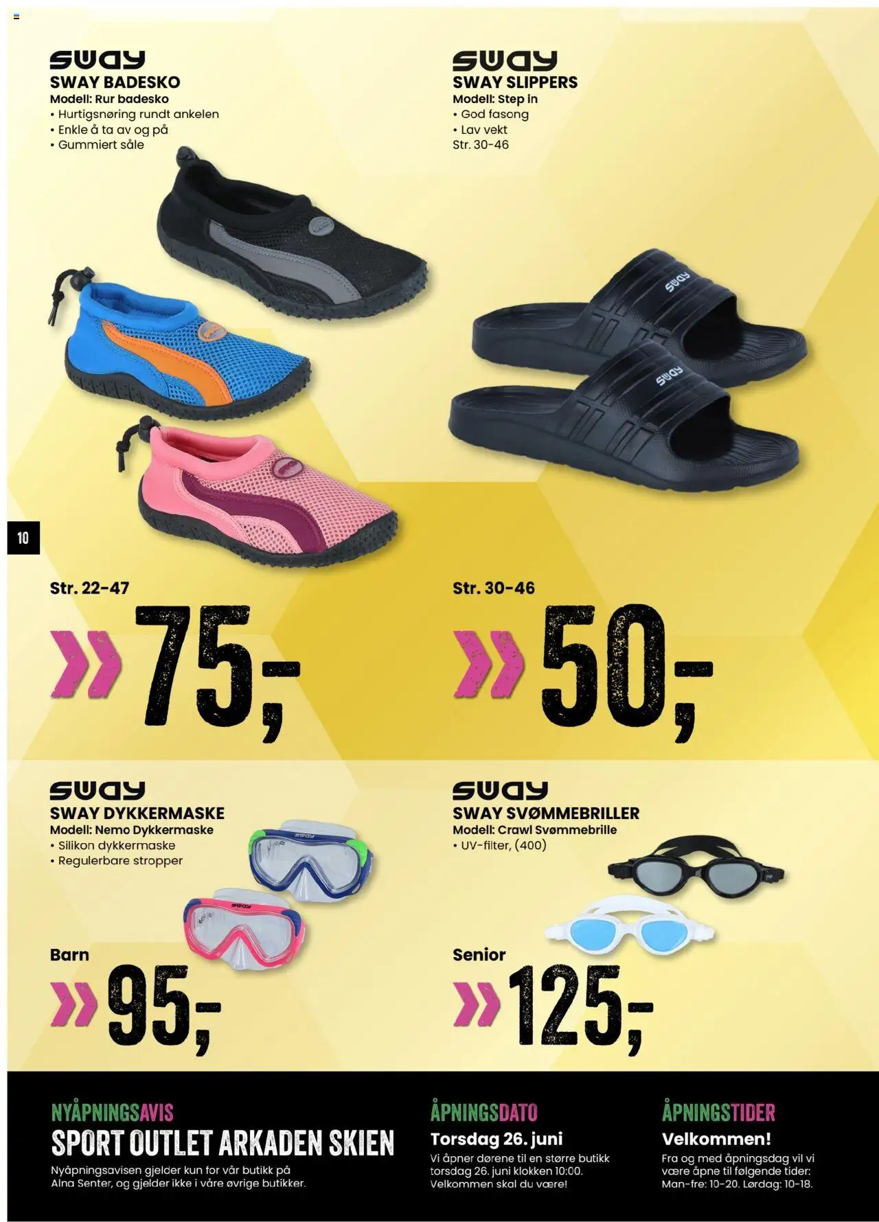  | Side: 10 | Produkter: Slippers, Vekt