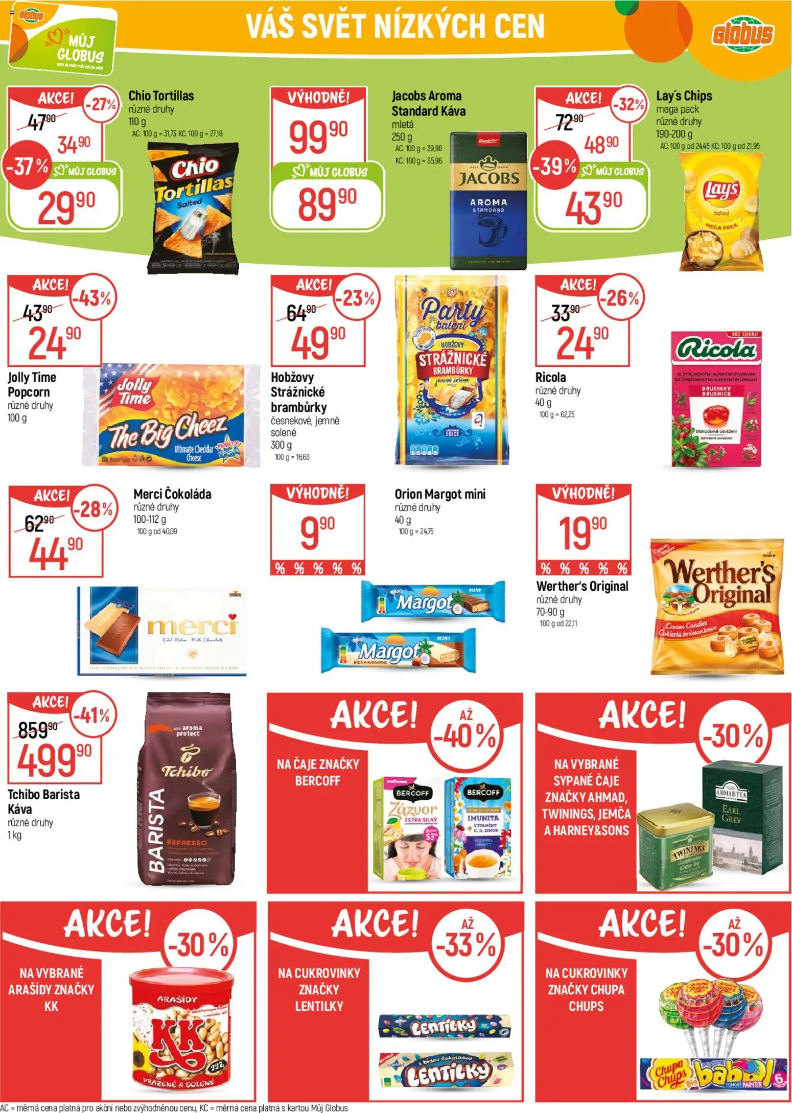 Globus leták od 04.02.2026 | Strana: 24 | Produkty: Globus, Tchibo, Popcorn, Jacobs Aroma