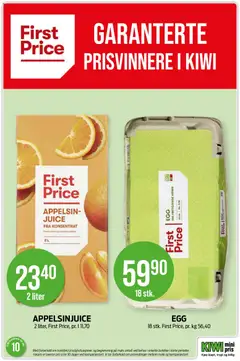 Forhåndsvisning av APPELSINJUICE, 2 liter, First Price gyldig fra 02.03.2026 | Side: 16