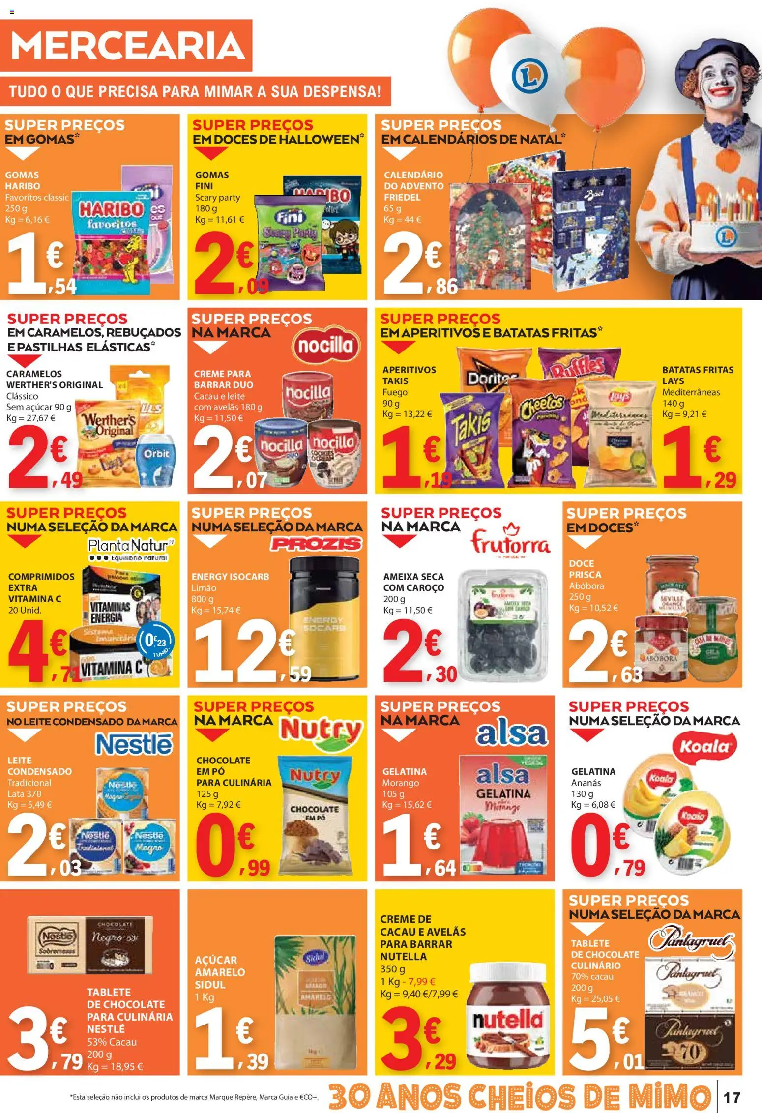 E.Leclerc folheto │ válido de 23.10.2025 | Página: 17 | Produtos: Pó, Rebuçados, Chocolate, Gomas