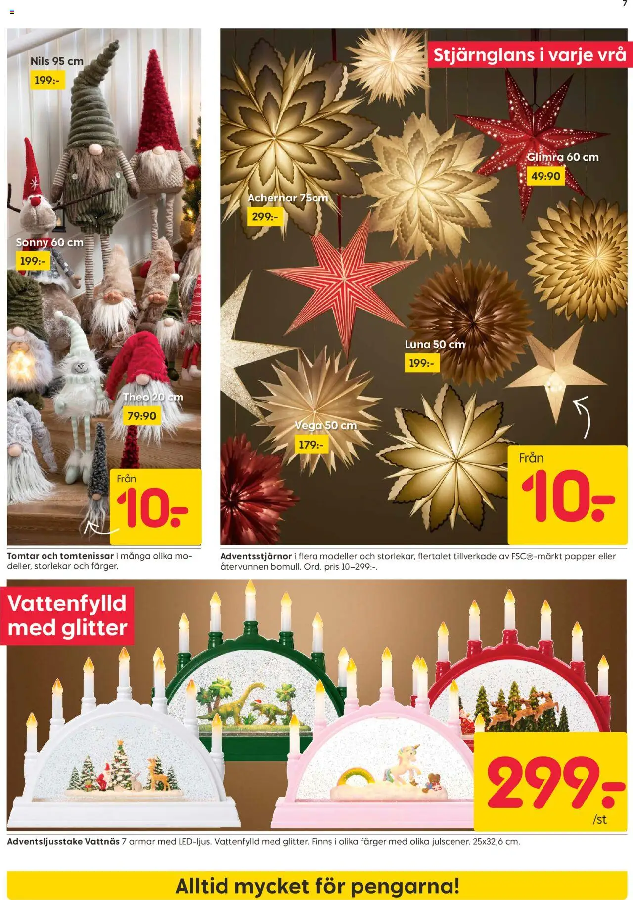 Rusta reklamblad aktuell från 20.10.2025 | Sida: 7 | Produkter: Papper