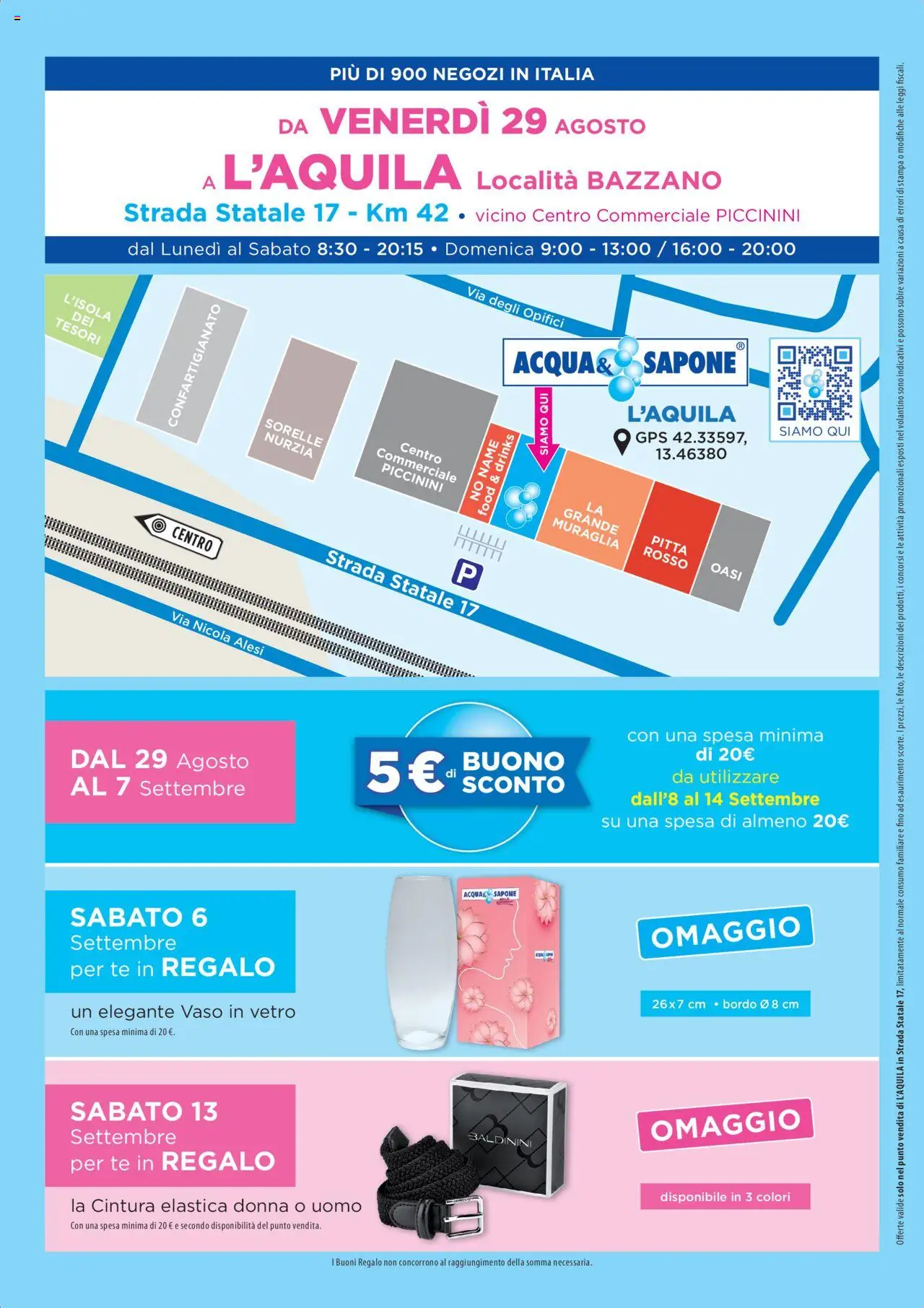 Volantino Acqua e Sapone del 29.08.2025 | Pagina: 8 | Prodotti: Sapone, Cintura, Stampa, Vaso