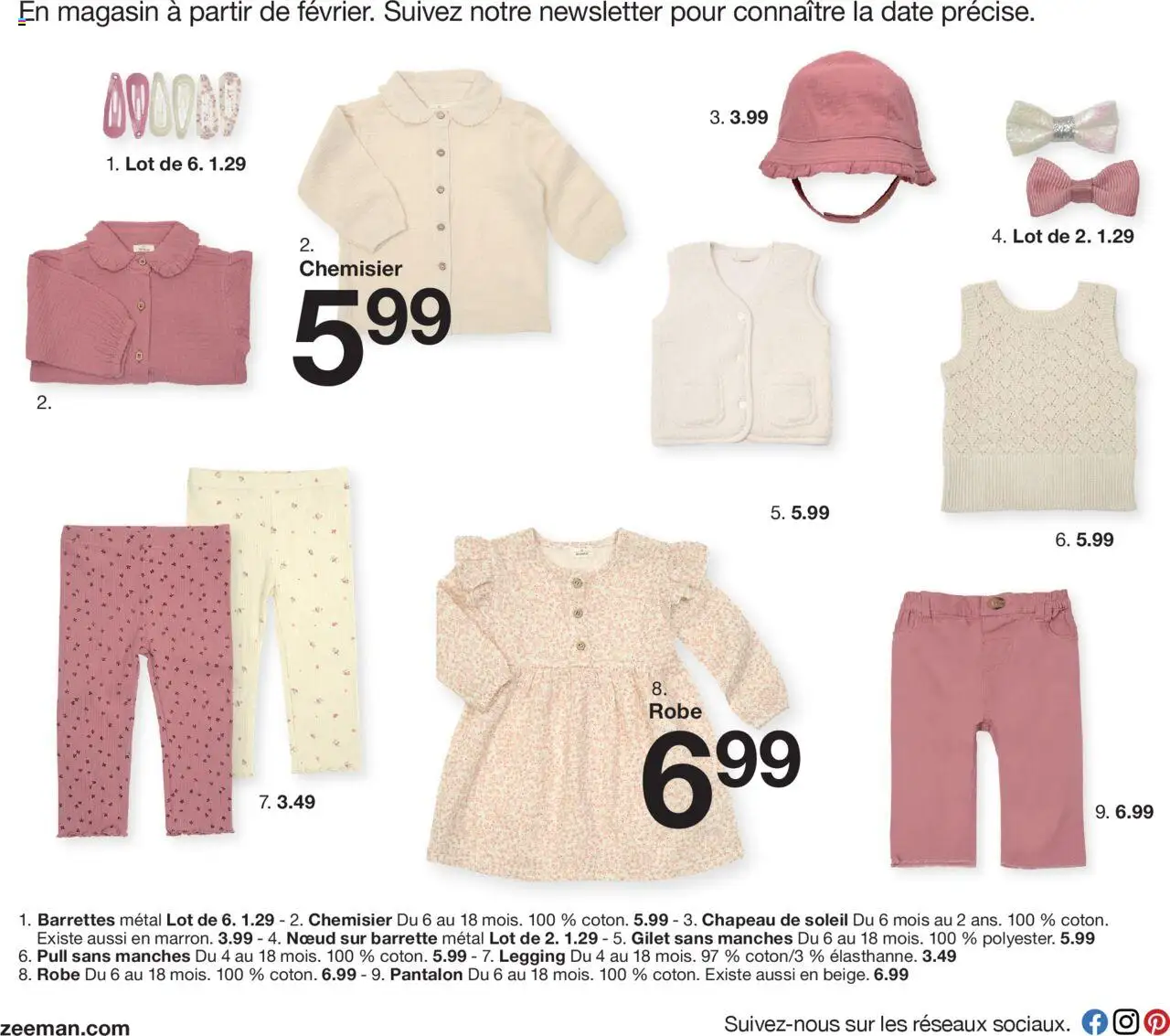  | Page: 18 | Produits: Chemisier, Pull, Barrettes, Chapeau
