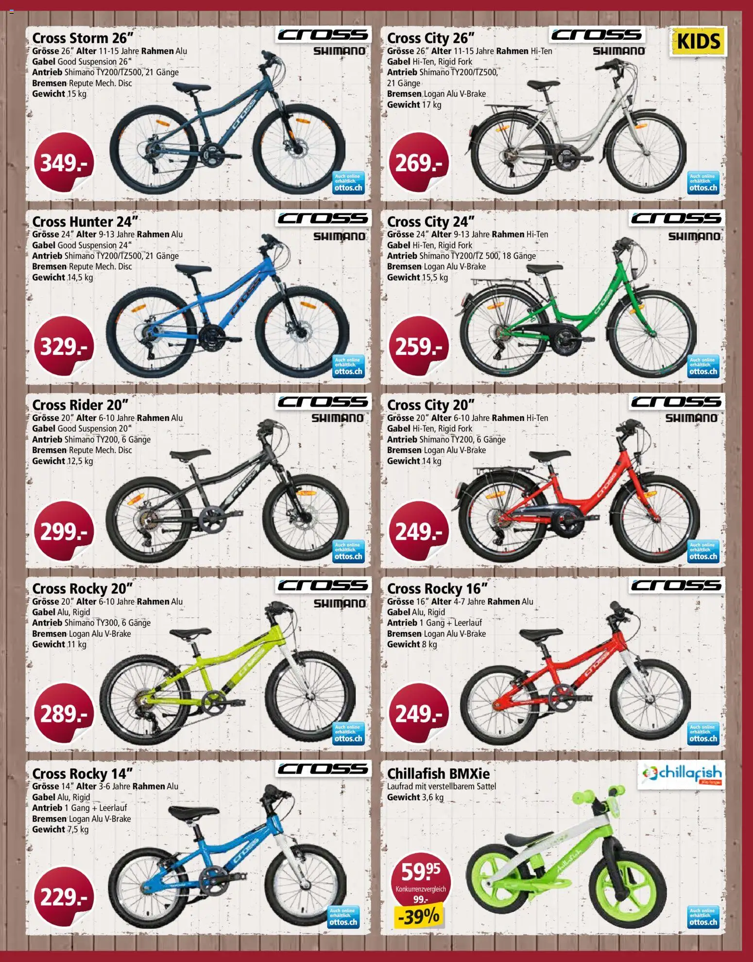 Otto's aktionen Bike Spezial – gültig ab 23.03.2026 | Seite: 7 | Produkte: Gewicht