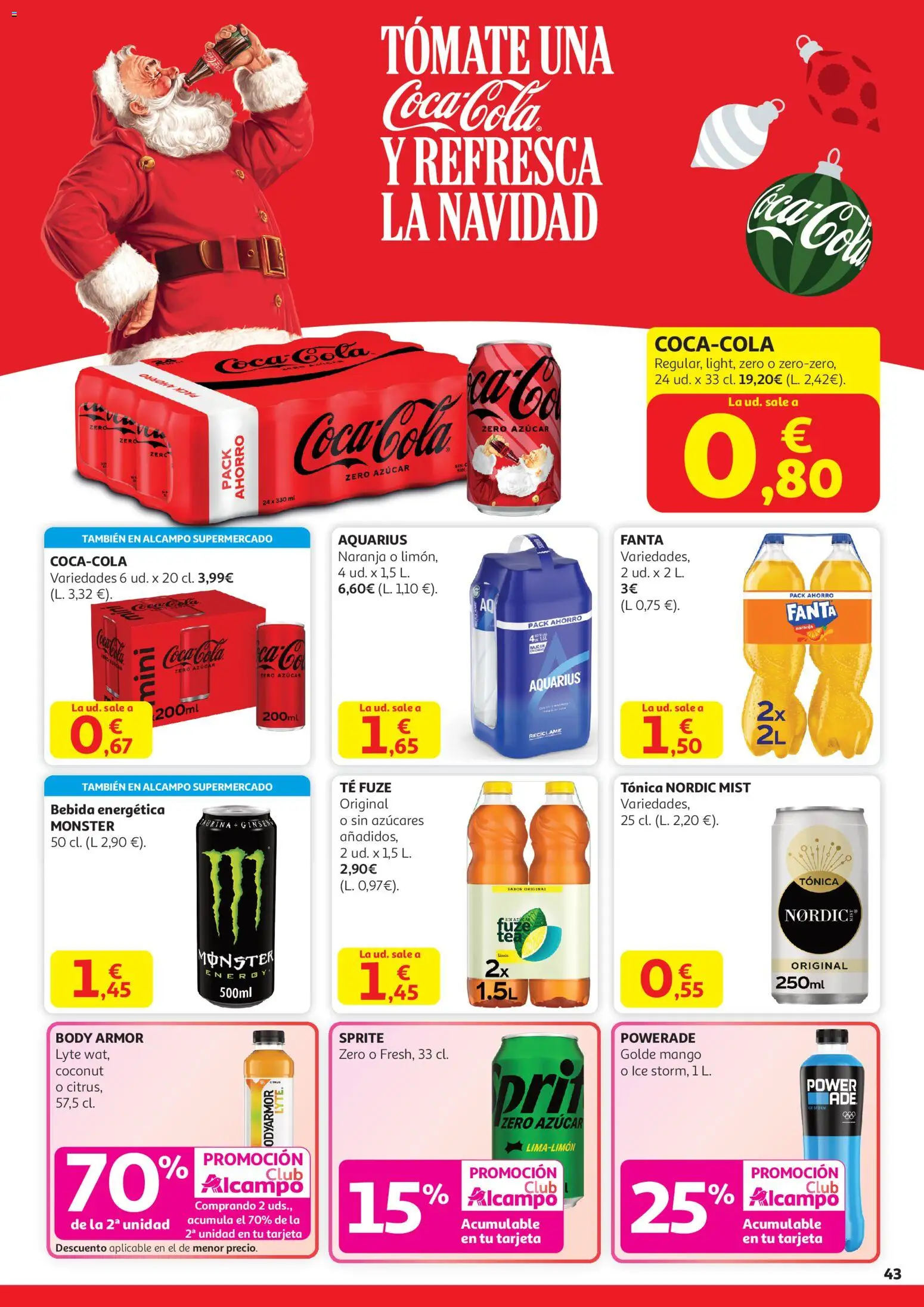 Alcampo - HG Unico │ válido desde el 11.12.2025 | Página: 43 | Productos: Té, Πρίζες, Ρούτερ, Body