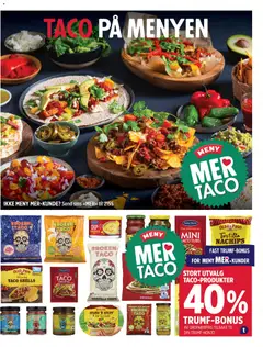 Forhåndsvisning av Meny kundeavis gyldig fra 26.01.2026 | Side: 6 | Produkter: Kirsebær, Taco